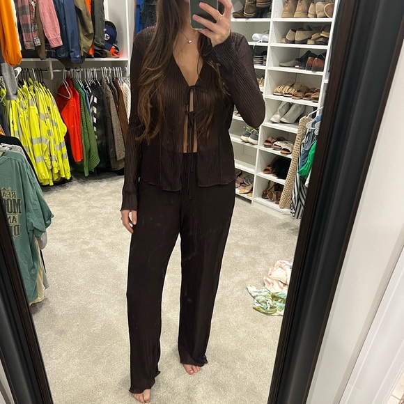 Zara Tops - ZARA brown matching set